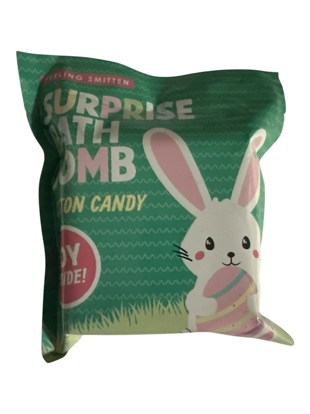 Feeling Smitten Cotton Candy Surprise Bath Bomb Toy Inside Vegan Cruelty Free
